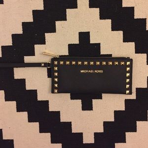 Michael Kors studded wristlet