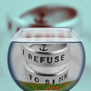 Hand Stamped Spiral Inspirational Ring