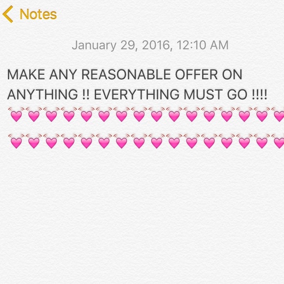 •OFFER AWAY•