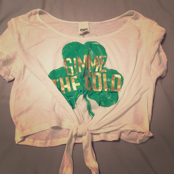 Pink by Victoria's Secret. St. Patrick's day shirt