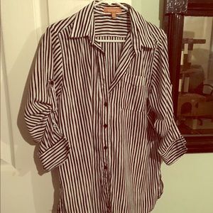 Zara stripe button up shirt Zara stripe button up shirt