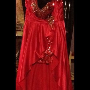 "BLUSH" High Low Dress