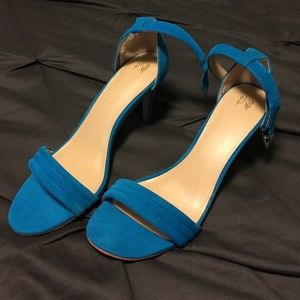 Victoria's Secret Blue Ankle Strap Heel