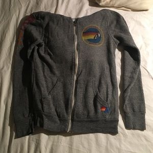 grey aviator nation hoodie