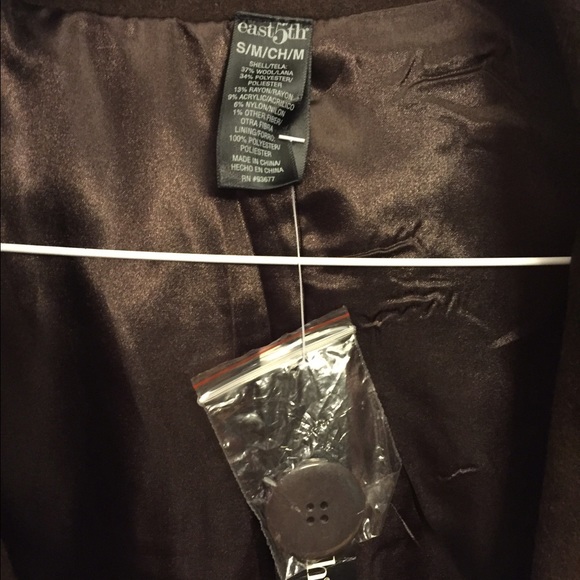 Brown Poncho Coat - Picture 2 of 2