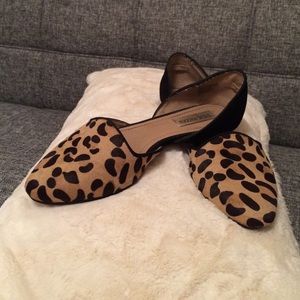 Leopard print loafer.