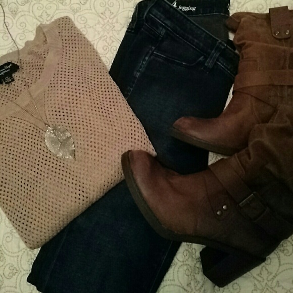 American Eagle Pink Sweater