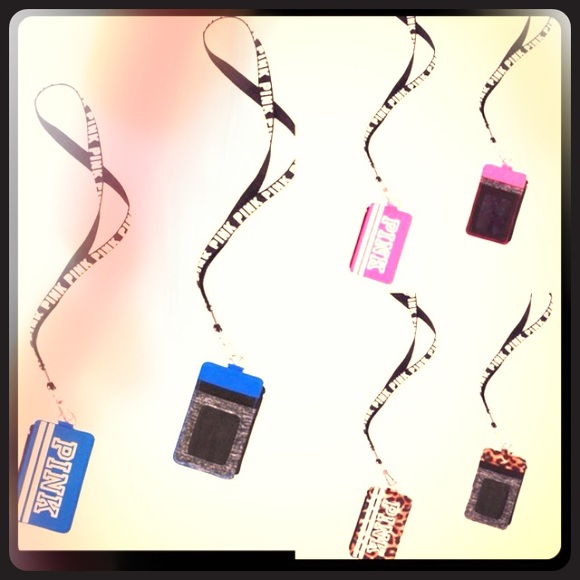 ISO VICTORIAS SECRET ID LANYARD WALLET