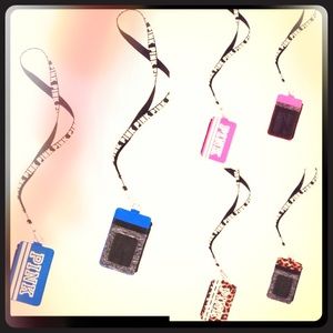 ISO VICTORIAS SECRET ID LANYARD WALLET