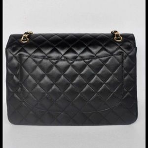 More pics for black jumbo flap bag