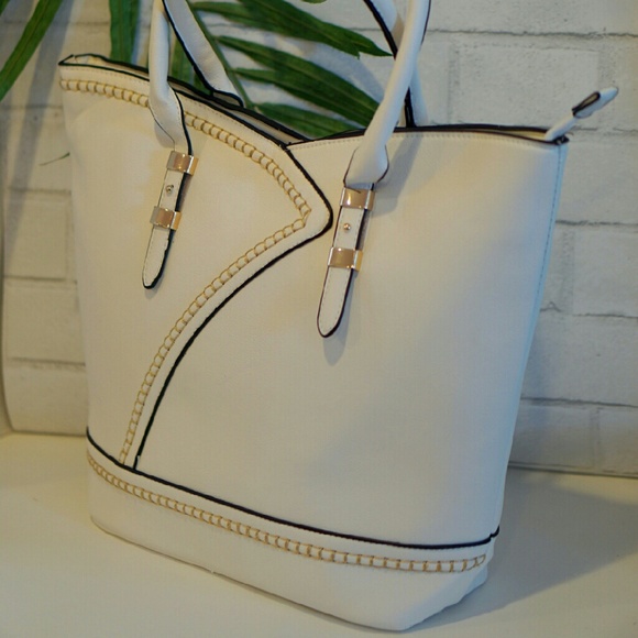 Stunning White Tote Bag - Picture 3 of 3
