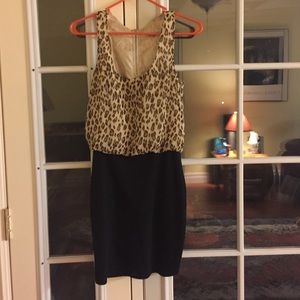 Cheetah and skirt combo/dress