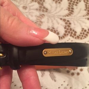 Beautiful genuine leather black belt. Ralph Lauren