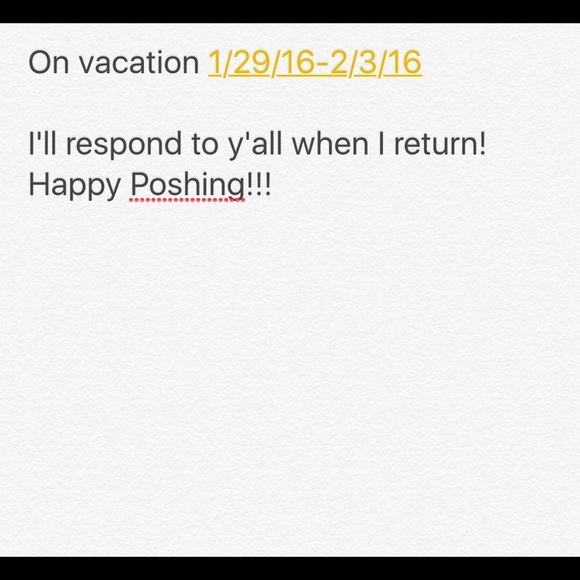 On vacation!