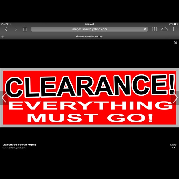 CLEARANCE SALE...TAKING REASONABLE OFFERS!