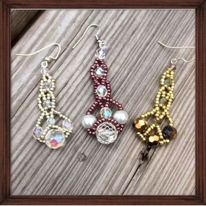"Braided Beauty" Dangling Earrings