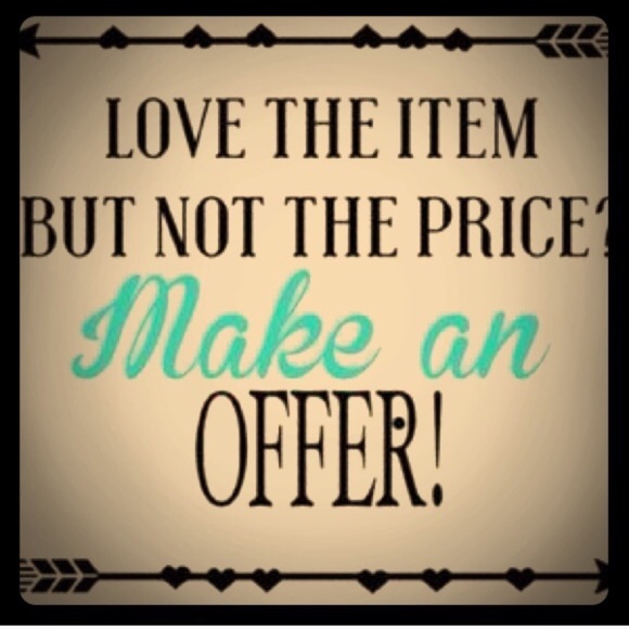 I am open to negotiations! Please make an offer!