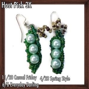 💎3XHP: "Pearls in a Pod" Earrings
