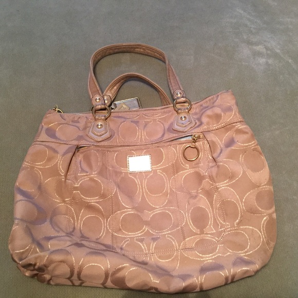 Poppy Coach bag💯authentic - Picture 1 of 4