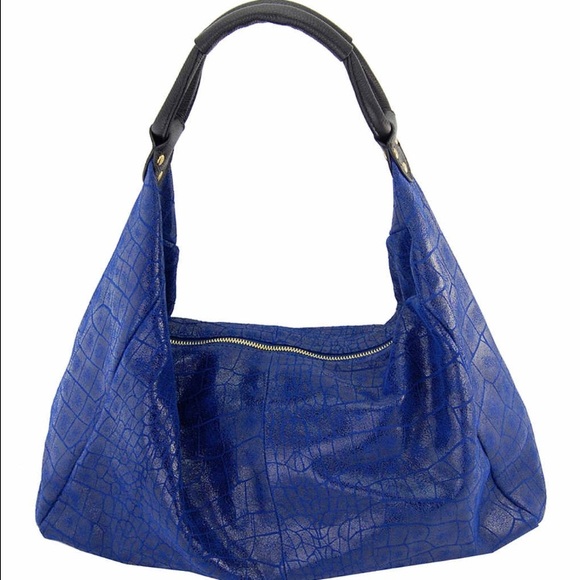 Lola Bernard Handbags - Cyber Monday! Large leather hobo in cobalt blue!