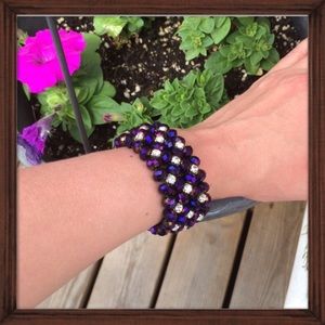 "Midnight Sky" Crystal Cuff