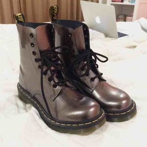 Pewter Doc Martens
