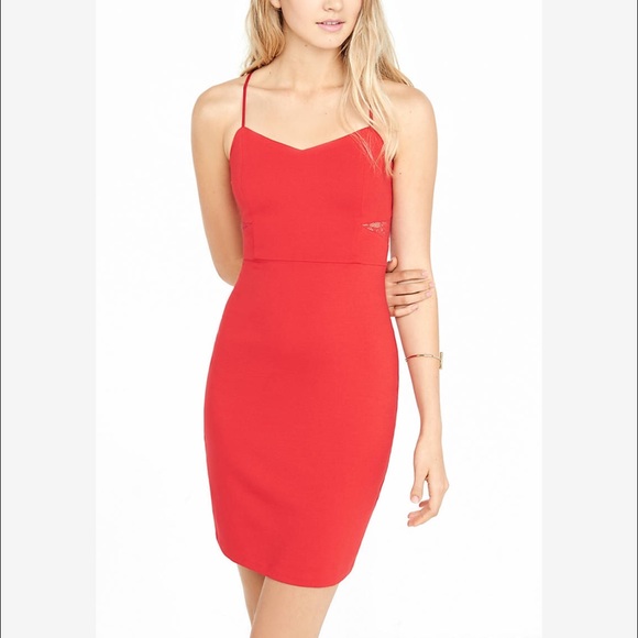 Express "Back cami dress".