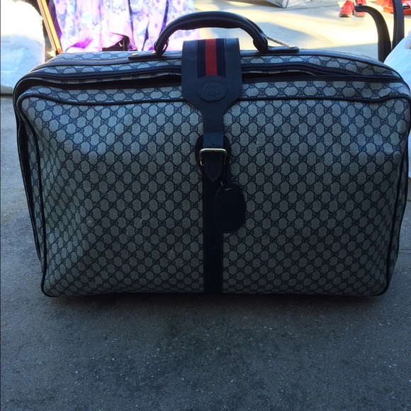vintage Gucci luggage