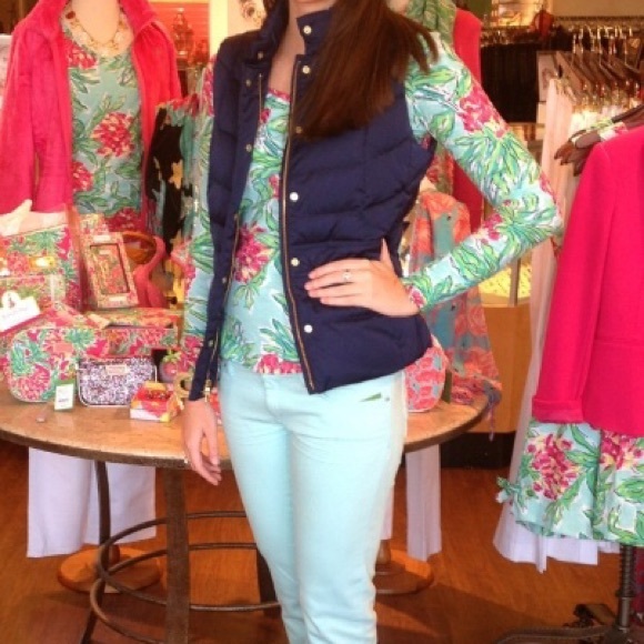 Lilly Pulitzer Navy Vest