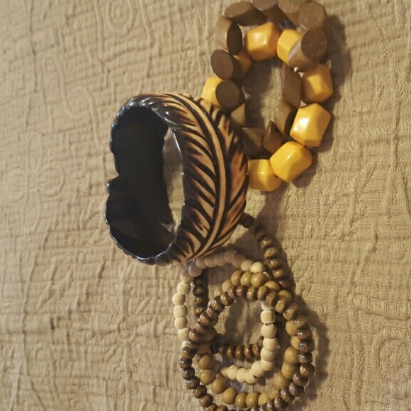 Wood bracelets