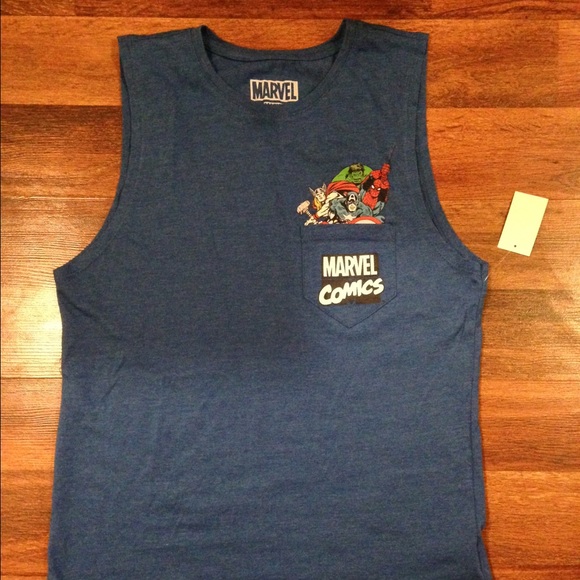 Marvel Muscle Tee with Pocket