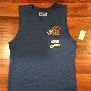 Marvel Muscle Tee with Pocket