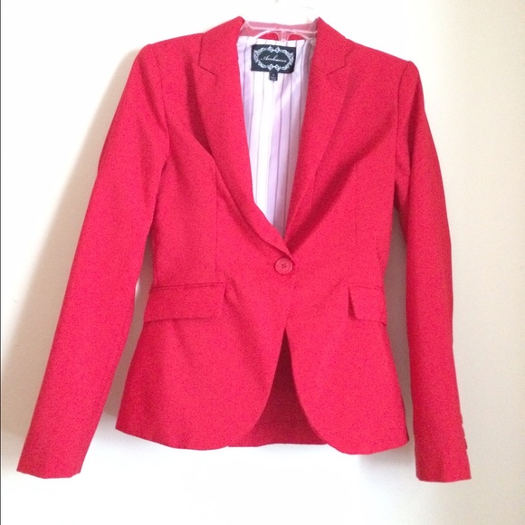 Red blazer