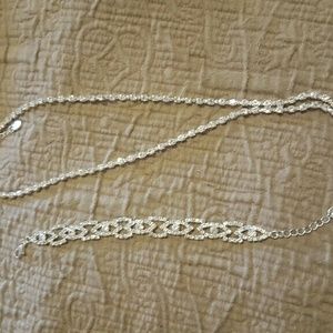 Cute Cz necklace and bracelet!