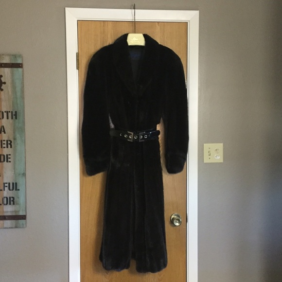 full length blackglama mink coat