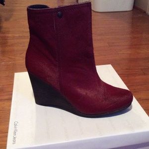 Calvin Klein "Odelle" Calf Hair Bootie