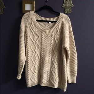 Waffle knit Sweater