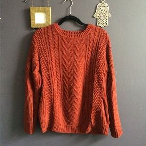 Waffle knit Sweater