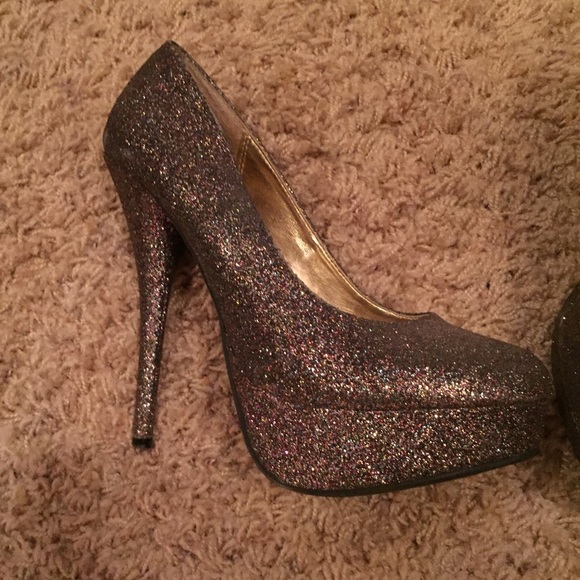 Sparkly heels
