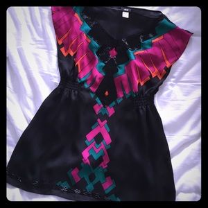 H&M Aztec print blouse