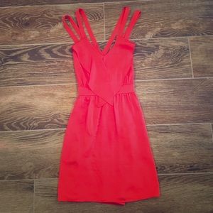 BCBG size 4. Orange dress