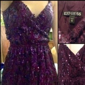 Express sequin dress NWT