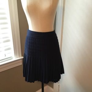 J. Crew pleated lattice skirt
