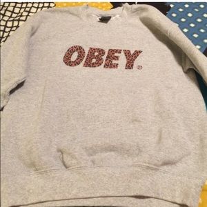 Grey OBEY pullover