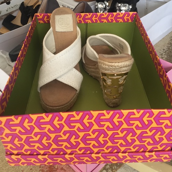 Tory Burch Shoes - Tory Burch wedge. Beautiful! Stunning. Classy!