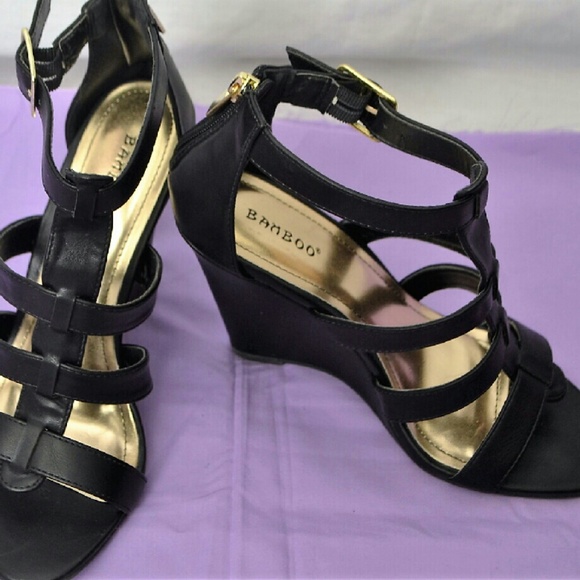 Bamboo Shoes - RSVPCAMAZ2000BAMBOO OPEN TOE WEDGE RSVP CAMAZ2000