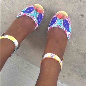 Just your colorful wedges!