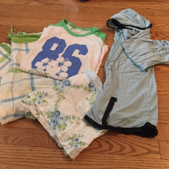 VS Pink Angels sleep pj bundle hoodie short Capri