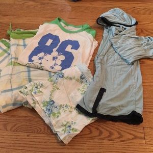 VS Pink Angels sleep pj bundle hoodie short Capri