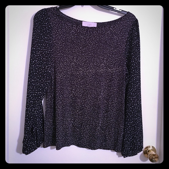Navy Loft Blouse